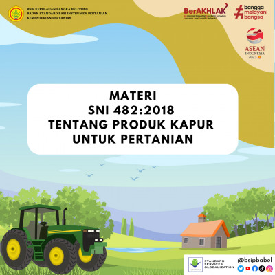 SNI 482:2018 Tentang Produk Kapur Untuk Pertanian